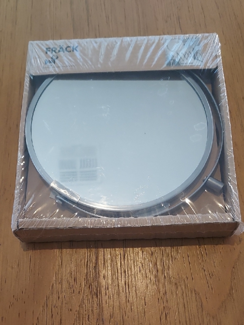 Ikea from 1999 FRÄCK Wall Mirror Stainless Steel. Better made. No wobbles.